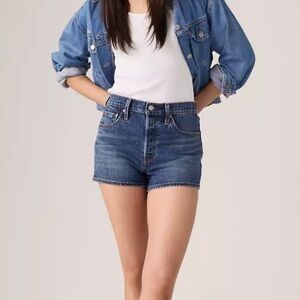 Levi's 501 Women's Blue Jean Shorts